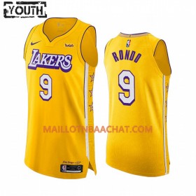 Maillot NBA Los Angeles Lakers Rajon Rondo 9 Nike 2019-20 City Edition Swingman - Enfant